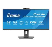 Webcam iiyama ProLite XCB3497WQSNPH-B1 VA UltraWide QHD 120Hz FreeSync Premium curva USB-C da 34"