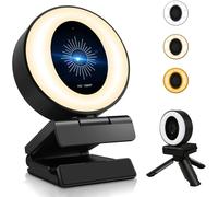 Webcam in streaming con protezione della privacy, HD 1080p con autofocus e doppio microfono per il confronto dei documenti d'identità al check-in in