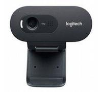 Logitech c270 webcam hd, hd 720p/30fps, videochiamate hd widescreen, correzione automatica luminosità, microfono riduzione del rumore, skype, facetime, hangouts, webex,pc/mac/tablet/chromebook