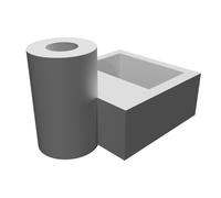 Webcam Mount Adapter for Logitech C920 Vertical Wall Security Installation