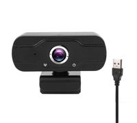 Webcam per computer con microfono, telecamera USB HD 1080P con correzione automatica della luce, plug and play per videochiamate, didattica online,