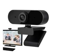 Webcam per PC USB - video HD 720P, lente girevole, plug and play, microfono integrato | Registrazione di chat video con webcam per computer, adatta per il lavoro a distanza corsi Streaming di
