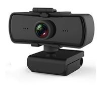 Webcam per riunioni di lavoro, immagini a colori reali, webcam 2K con microfono a cancellazione di rumore per videoconferenze plug and play senza