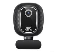 Webcam USB 4K con copertura per la privacy integrata per chiamate aziendali streaming istruzione e comunicazione video in tempo reale (1080)