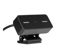 Webcam USB da 2 milioni di pixel con messa a fuoco fissa, microfono integrato, webcam senza unità per PC portatile, colore nero
