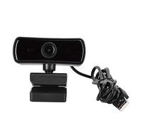 Webcam USB, fotocamera PC da 4 MP con microfono integrato, clip girevole a 360 gradi, per aule online, trasmissioni in diretta, giochi (nero)