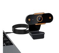 Webcam USB HD - Telecamera Plug and Play con messa a fuoco automatica, webcam compatta ad ampio angolo di visione, telecamera per streaming a prova di driver per computer portatile, videochiamate