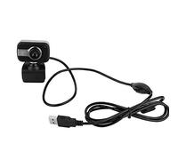Webcam USB, videocamera HD HD da 0.3 Megapixel Streaming live con microfono incorporato Rotazione di 360 ¡ã e regolazione verticale di 30 ¡ã, supporto per desktop e supporto per schermo per PC laptop