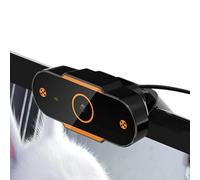 Webcam USB - Webcam per PC con messa a fuoco automatica | Webcam HD con risoluzione 1080P e grandangolare | Telecamera Trasmissione HD nera | Webcam HD per lo streaming | Fotocamera