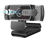 Webcam widescreen con correzione automatica della luce, otturatore per la privacy per un utilizzo sicuro, compressione H.264 avanzata per uno
