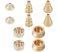 WEBEEDY 10 Pezzi Mini portaincenso, Bruciatore in Ottone, di IncensoForma di Goccia d'Acqua Porta Bastoncini di incenso in Ottone Accessori per Censer per Sala da tè, 5 Stili