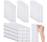 WEBEEDY 60 adesivi per traccia, 4 stili, a forma di stella, cuore speziato, per valutazioni e recensioni di libri, adesivi autoadesivi per il rientro a scuola, per pianificare la lettura, libri