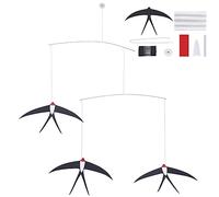 WEBEEDY Kit Mobile Appeso Fai-da-Te Rondine Uccello Mobile Appendiabiti Mobile Kit Nursery Decor Gift Room Bed Decoration