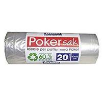 Webeingstore Poker Bama Sak, Sacchetti Pattumiera, 60x65 cm, 10 Confezioni da 20