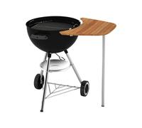 Weber 17638 Tavolino di servizio Argento Legno Bamboo Metallo Ripiano laterale