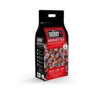Weber 17668 Bricchetti Carbone 8 kg, Nero, 40.5 x 35.2 x 17.2 cm