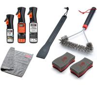 Weber 18286 kit 7 pezzi di pulizia per barbecue q e pulse