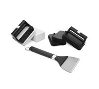 Weber 3400021 Kit di Pulizia per Piastra 8 Pezzi, Nero