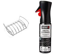 Weber 6469 Original Rib And Roast Holder & 17875 - detergente per Griglie, Nero