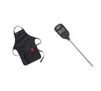 Weber 6474 Grembiule Regolabile Accessorio Barbecue di Colore Nero, Unica