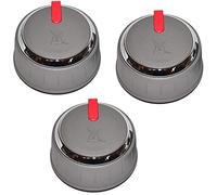 Weber 66047 - Kit di 3 manopole per griglie Genesis II E/ES 310/610 serie 2019 e successive