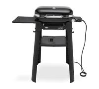 Weber Lumin Compact Barbecue Elettrico con Stand, Griglia di Cottura 43 x 32cm, Portatile, Raggiunge 315 °C, Versatile - per Rosolare, Affumicare, Cuocere al Vapore, Scongelare - Nero (91010953)
