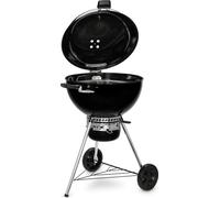 WEBER Barbecue a Carbonella Carbone BBQ da Giardino Esterno in Acciaio ø 57 cm / 141h cm con Coperchio e Ruote colore Nero - Master-Touch E-5775 17401004