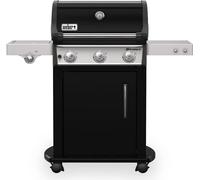 Weber Barbecue a Gas GPL Spirit E-325 GBS Acciaio Nero con Ruote Girevoli