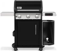 WEBER Barbecue a Gas Piastra Ghisa BBQ Coperchio Ruote Nero EPX-315 GBS Spirit