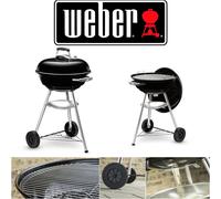Weber BBQ 47cm Barbecue a Carbone - Nero 1221004 compact kettle