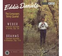 WEBER/BRAHMS/DANIELS/COMPOSERS STRING QUART Clarinet Quintets (Daniels) (CD)