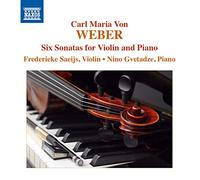 WEBER, C.M. VON - SIX SONATAS FOR VIOLIN &