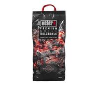 Weber Premium Holzkohle 5 kg carbonella, Nero