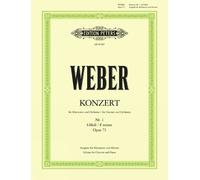 `Weber, Carl Maria Vo` Clarinet Concerto No 1 In F Mi BOOK NUOVO