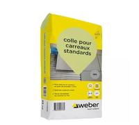 Weber Colla per piastrelle standard interno/esterno, 25 kg, per terracotta piastrelle porose, su supporti nuovi
