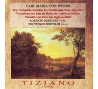 Weber: Complete Sonatas for Violin & Piano