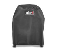 Weber Copertura Premium per Barbecue Elettrico Lumin con Supporto, Traspirante, Resistente ai Raggi UV e all’Acqua, Protezione da Vento e intemperie, con Chiusura in Velcro - Nero (3401289)