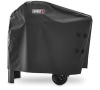 Weber Copertura Premium per Barbecue Pulse 1000/2000 con Carrello, Traspirante, Resistente ai Raggi UV e all’Acqua, Protezione da Vento e intemperie, con Chiusura in Velcro - Nero (7181)