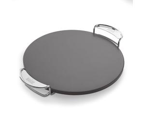 Weber CRAFTED pietra per pizza smaltata/resistente al calore, accumula il calore in modo uniforme, per basi croccanti e facile pulizia - Crema (8861)