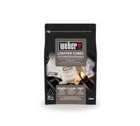 Weber Cubetti accendifuoco/accessorio BBQ, accenditori naturali per carbone e bricchetti, accensione rapida, inodore, senza fumo, 22 pezzi
