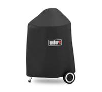 Weber Custodia Premium per Barbecue | custodia per BBQ a carbone 47cm, tessuto traspirante, idrorepellente, anti-UV, cinghia di fissaggio, nero