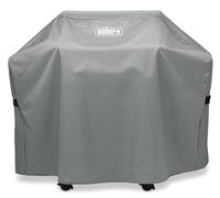 Weber Custodia Premium per barbecue | custodia per BBQ a gas Spirit e Genesis II a 2 bruciatori, tessuto leggero resistente intemperie, cinghie fissaggio
