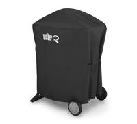 Weber Custodia Premium per Barbecue | custodia per BBQ Q 100/1000/200/2000 con supporto, tessuto traspirante, impermeabile, anti-UV, nero