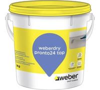Weber dry pronto 24 top kg. 20 rosso impermeabbilizzante