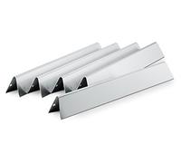 Weber Flavorizer Bars in Acciaio Inox, compatibili con Serie Genesis 300 con manopole di Controllo Frontali, Set da 5
