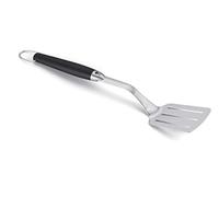 Weber Giraplati Premium (46cm), in Acciaio Inox, con Manico Antiscivolo, Manico Angolato, Lavabile in Lavastoviglie - Nero / Argento (6620)