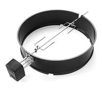 Weber girarrosto per Barbecue a Carbone da 57 cm/spiedo motorizzato per Cottura Uniforme di arrosti e pollame - Nero/Argento (7494)