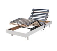 WEBER INDUSTRIES 12119Z Flexpur Rete Testa e Piedi sollevabili, in MDF, Colore: Bianco, Dimensioni: 200 x 80 x 33 cm