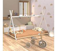 WEBER INDUSTRIES Sioux - Letto a castello, in legno, bianco, 1 persona