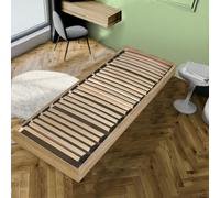 WEBER INDUSTRIES SOMKIT - Rete a base di piedistallo 90 x 190 cm, colore: rovere sbiancato